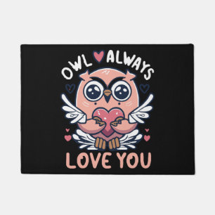 Owl Always Love You - Valentine s Day Doormat