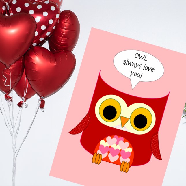 Owl Always Love You Valentine's Day Card (Creator Uploaded)