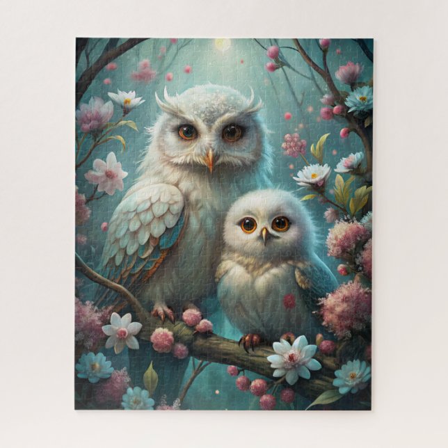 Owl and Baby Jigsaw Puzzle (Vertical)