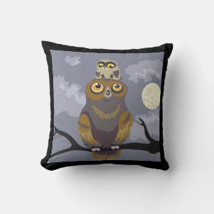 Owl and Baby~pillow Cushion