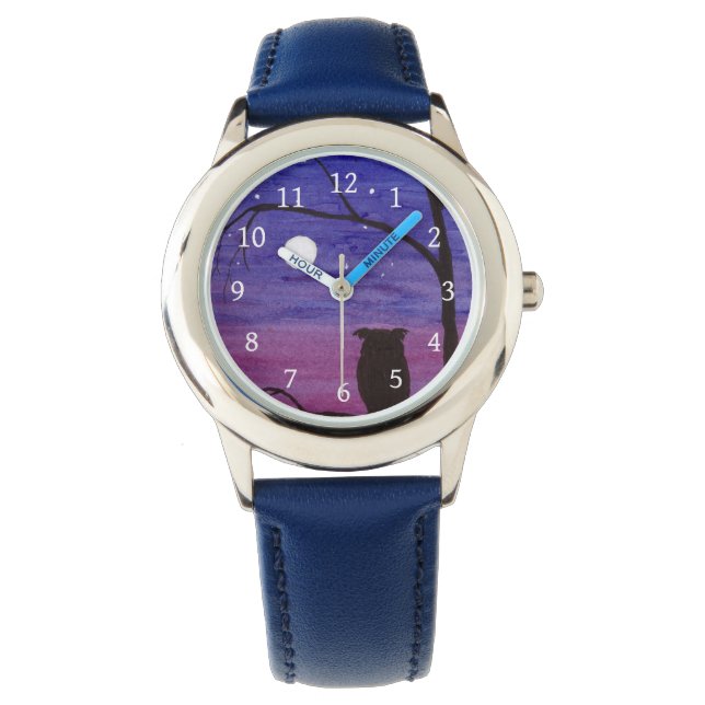 Owl and Full Moon Watch (Front)
