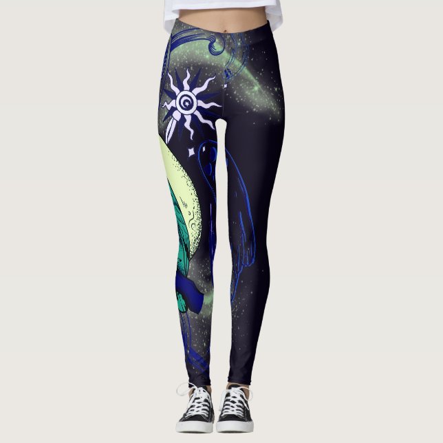 Owl and ghost leggings (Front)