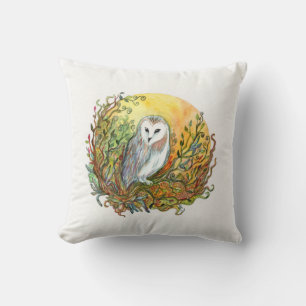 Owl and the Moon Cushion