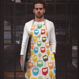Owl And Tree Apron