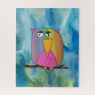 Owl "Art by Kids" Jigsaw Puzzle