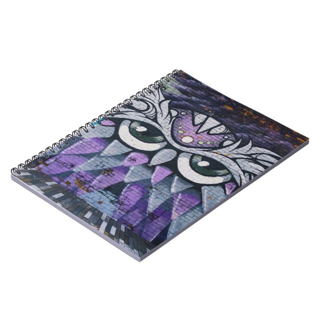 Owl Art Notebook (Left Side)