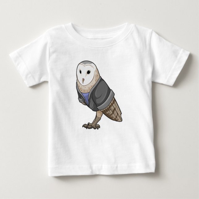 Owl as Secretary Baby T-Shirt (Front)