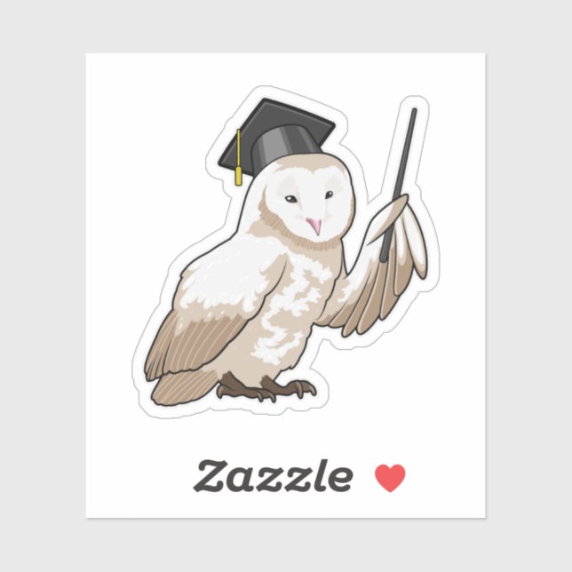Owl as Teacher with Pointer (Sheet)