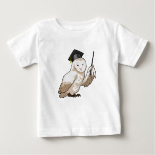 Owl as Teacher with Pointer Baby T-Shirt