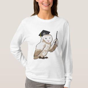 Owl as Teacher with Pointer T-Shirt