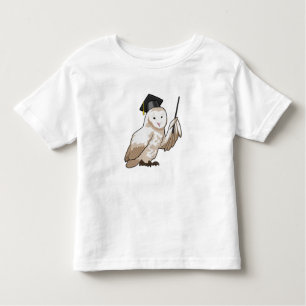 Owl as Teacher with Pointer Toddler T-Shirt