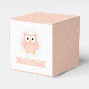 Owl Baby Shower Favour Boxes