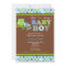 Owl Baby Shower Invitation Boy