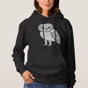 Owl Barn Owls Cute White Bird Spirit Animal Natur Hoodie