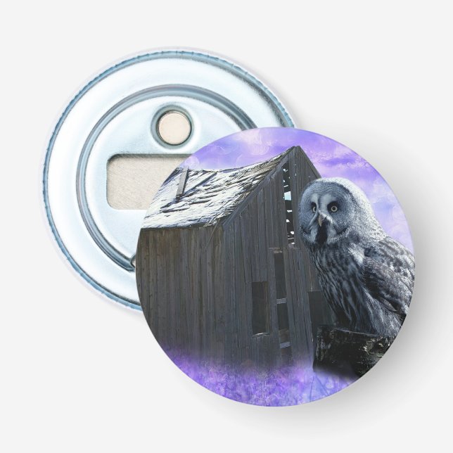Owl Barn Shed Bottle Opener (Front)