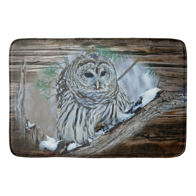 Owl Bath Mat (Front)
