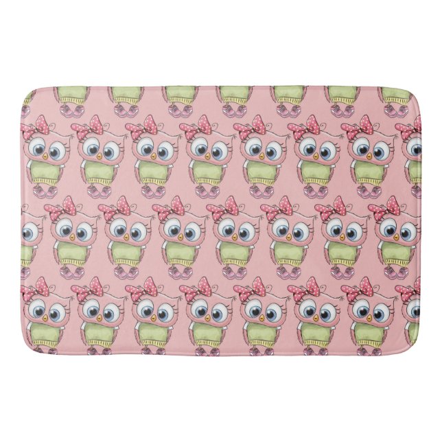 Owl Bath Mat (Front)