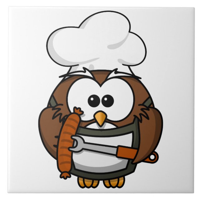 Owl BBQ Tile (Front)