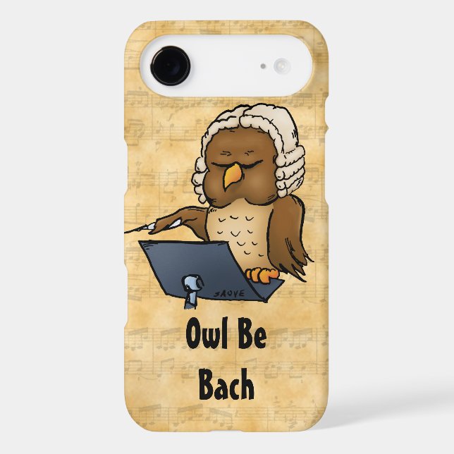 Owl Be Bach Funny iPhone 7 Case (Back)