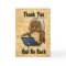 Owl Be Bach Funny Thank You Hospitality Card
