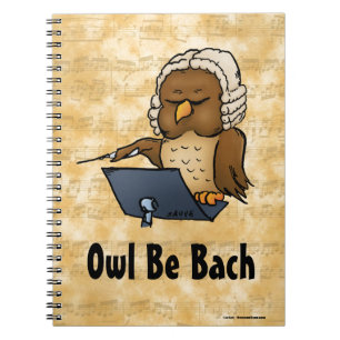 Owl Be Bach Notebook