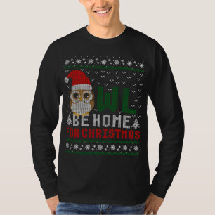 Owl Be Home For Christmas Ugly Sweater