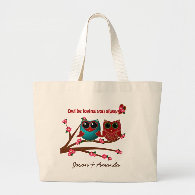 Owl be loving you-Tote Bag (Front)