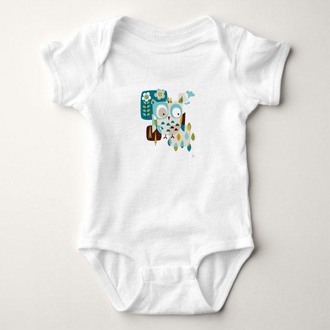 Owl Be There Baby Bodysuit (Front)