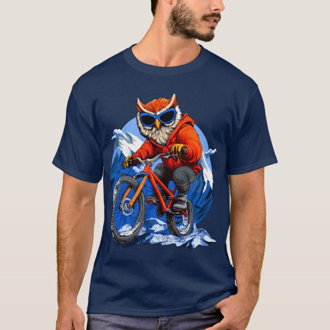 Owl Bike T-Shirt (Front)