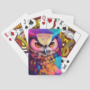 Owl Bird Animal Discovery Adventure Nature Planet  Playing Cards