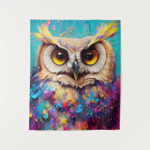 Owl Bird Animal Discovery Adventure Nature Planet  Tapestry