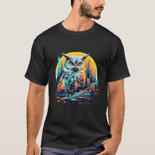 Owl Bird Animal Freedom World Wildlife Beauty Art T-Shirt