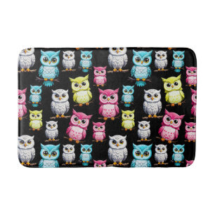 Owl Birds Cute Design Bath Mat
