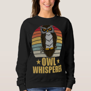 Owl Birds Ornithologist Biology Biologist Night Cu Sweatshirt