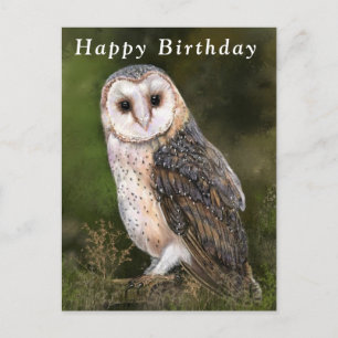 Owl Birthday Card
