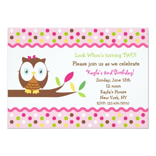 Owl Birthday Party Baby Shower Invitations | Zazzle.com.au