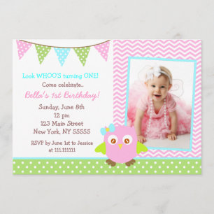 Owl Birthday Party Invitation