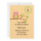 Owl birthday party invitation (#INV004)
