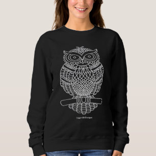 Owl (black) - Women's Sweatshirt