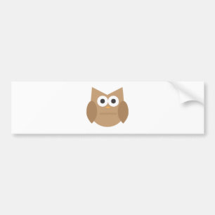 Owl Bumper Sticker