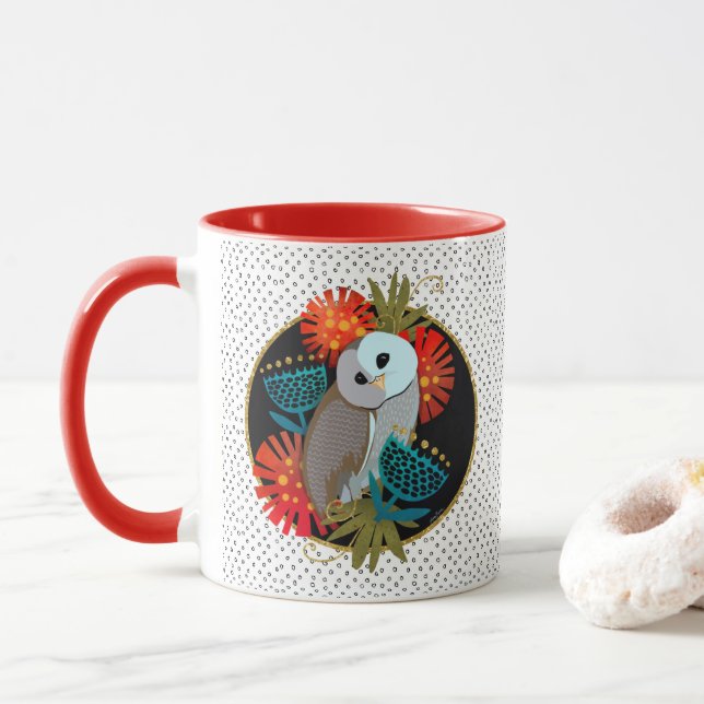 OWL BY MYSELF mugs (With Donut)