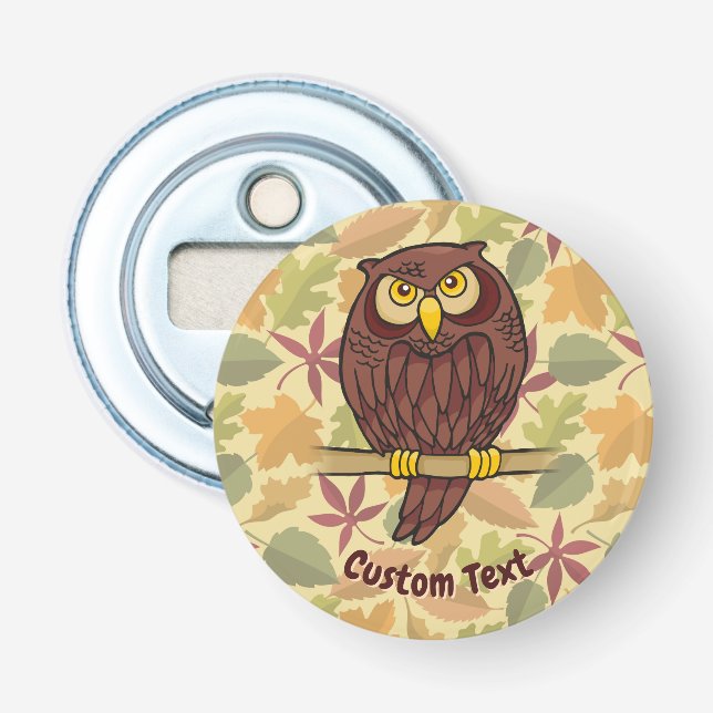 Owl Cartoon Bottle Opener (Front)