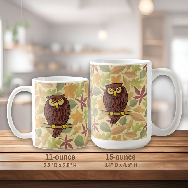 Owl Cartoon Coffee Mug (Creator Uploaded)