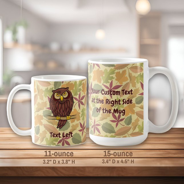 Owl Cartoon Coffee Mug (Creator Uploaded)