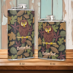 Owl Cartoon Flask
