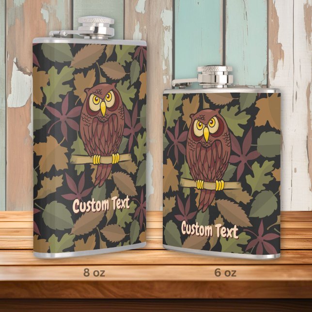Owl Cartoon Flask (Creator Uploaded)