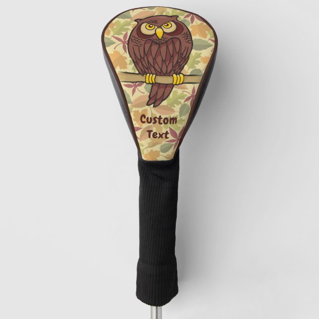 Owl Cartoon Golf Head Cover (Front)