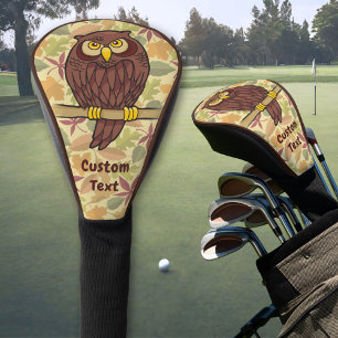 Owl Cartoon Golf Head Cover
