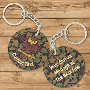 Owl Cartoon Keychain