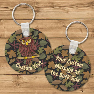 Owl Cartoon Keychain